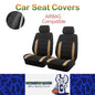 2 Seats Beige Car Seat Covers Universal Size Fit For Most Car SUV Truck Van