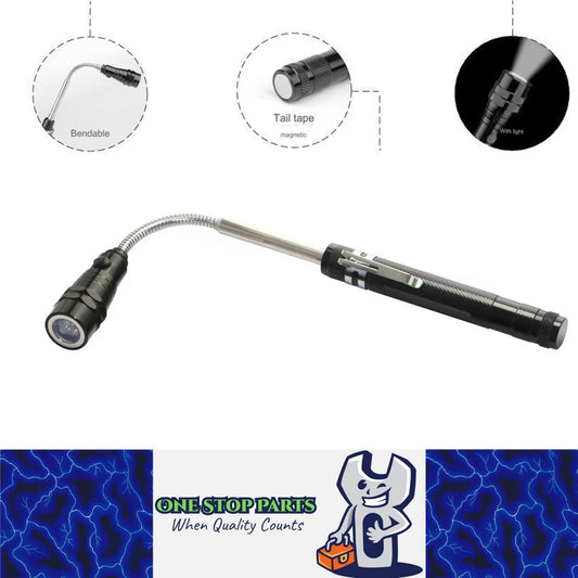 bending Telescopic Magnetic Pen Magnet Pick Up Tool Extendable Suction Rod