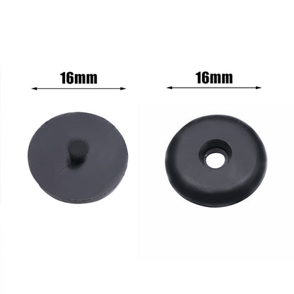Black Seatbelt Stopper Buckle Button Clip Automobile Seat Belt Limit Stop Clip