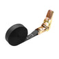 Heavy Duty Ratchet Tie Down Strap 5M x 2.5CM Black for Car Truck Cargo Luggage