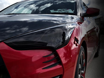 Black PVC Tint Film Wrap for Headlights and Tail Lamps 30cm x 120cm Black Film