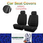 2 Seats Black Car Seat Covers Universal Size Fit For Most Car SUV Truck Van
