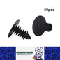 50 x 9mm Black Plastic Body Rivets Fasteners Suits 8mm Hole with 20mm Head 50pcs