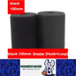 Pair Black 5M x 100mm Non-Adhesive Hook and Loop Tape Sewing Fastener Magic Tape