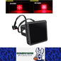 Red LED Car Tail Light Stop Brake Light for Trailer Pickup Hitch (Black Lens)