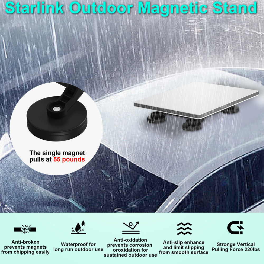 Starlink Mini Magnetic Mount Starlink Mini Car Roof Magnetic Mounting Bracket