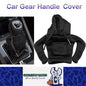 Black Hoodie Car Gear Shift Knob Cover Gearshift Handle Gear Lever Cover