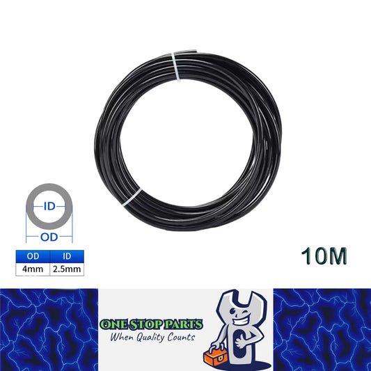 10M 4x2.5mm Black PU Air Hose Pneumatic Tube Pipe for Air Compressor Water Fluid