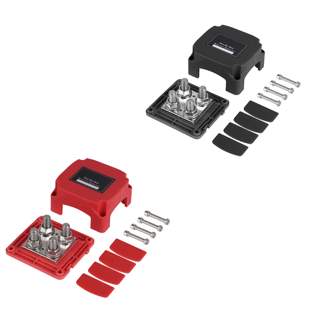 1 x 400A Bus Bar 12-48V 4x M10 Terminals Studs Marine Boat RV Ute Distribution