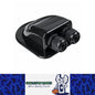 Black Waterproof Solar Panel Double Cable Entry Box Ideal for Roof of Caravan
