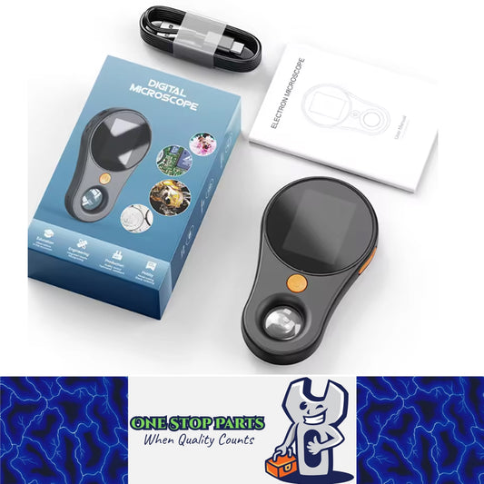 2 inch 500X Digital Microscope 1080P 8LEDs Electronic Repair Magnifying Glass