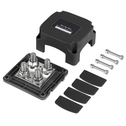 1 x 400A Bus Bar 12-48V 4x M10 Terminals Studs Marine Boat RV Ute Distribution