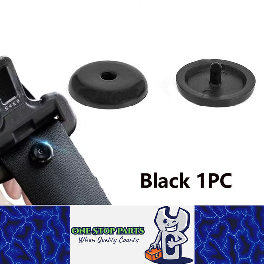 Black Seatbelt Stopper Buckle Button Clip Automobile Seat Belt Limit Stop Clip