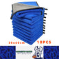 10pcs 30x60cm Microfiber Towel Car Wash Drying Cloth Auto Detailing Cleaning Kit