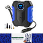 Blue Car Air Compressor Pump Tire Inflator 12V 3M Cigarette Lighter Plug Cable