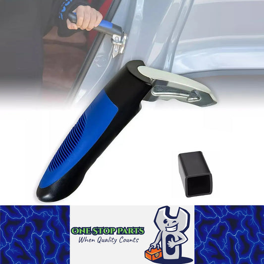 Blue Car Door Handle Cane Assist Grab Bar Mobility Aid for Elderly Children