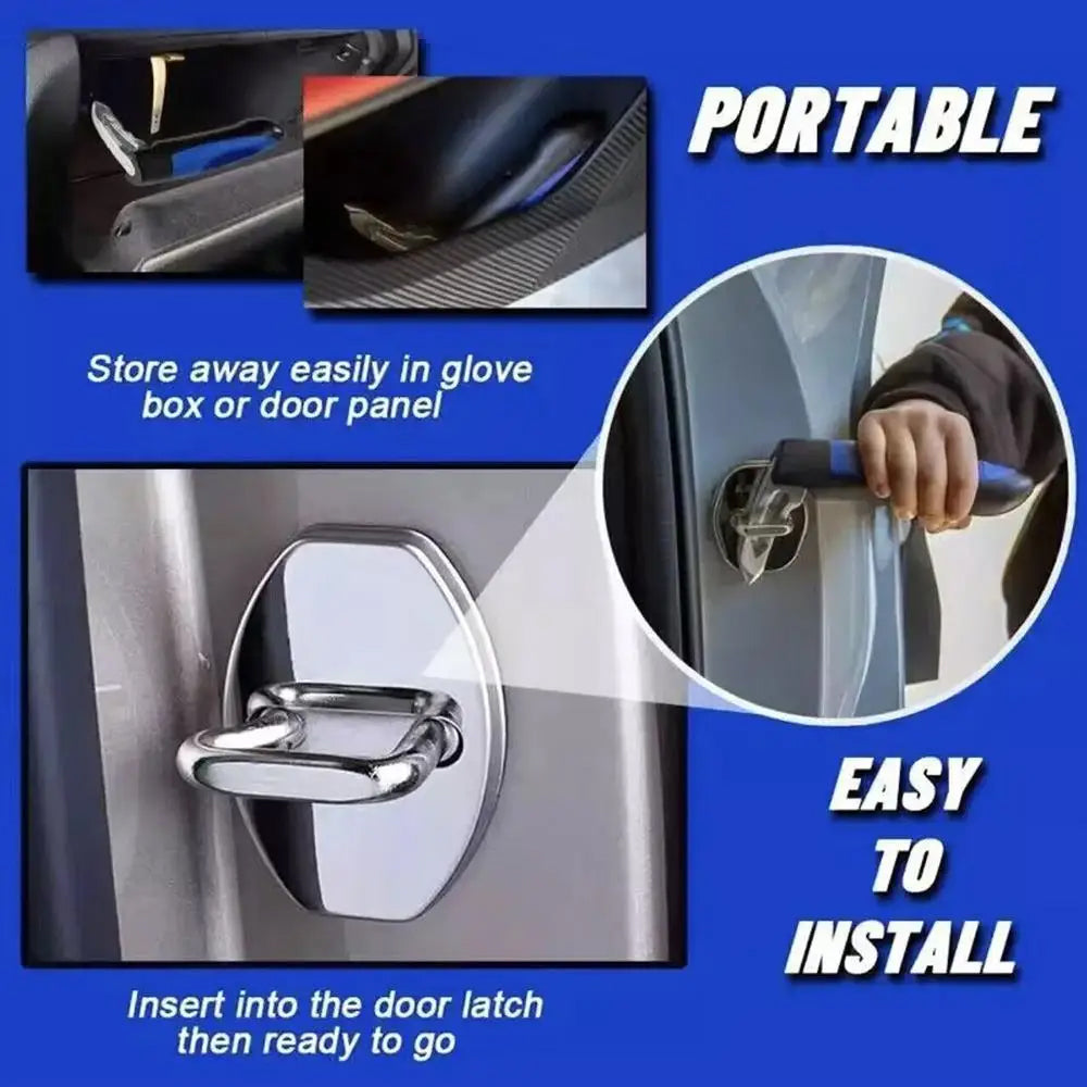 Blue Car Door Handle Cane Assist Grab Bar Mobility Aid for Elderly Children