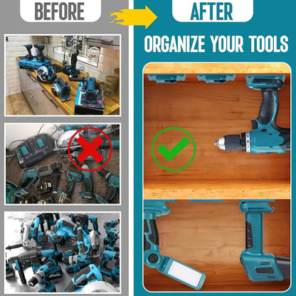 10 x Drill Tools Mount Holder for Makita 18V Power Tools Holder Dock Hanger