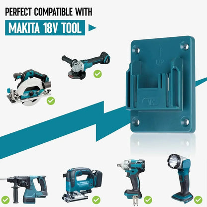 10 x Drill Tools Mount Holder for Makita 18V Power Tools Holder Dock Hanger
