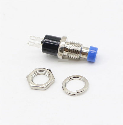 6 x Blue Push Button Switches 7mm ON/OFF Self Reset Panel Momentary Switches