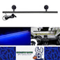 Blue Flexible Car Strobe Light Windshield Suction Mount 83CM Flash Warning Light