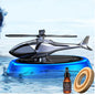 Solar Helicopter Car Air Freshener Rotating Aroma Diffuser Odour Remover