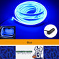 5M Blue LED Car Trunk Light Flexible LED Strip Light with Magnetic Induction