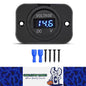 1 x Blue LED Digital Voltmeter 12-24V Voltage Gauge Meter Panel Car Boat Marine
