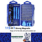 115 in 1 Screwdriver Set Multitool Magnetic Screw Bit Kit Repair Phone PC Tools