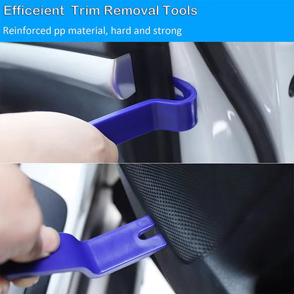 Blue Hand Tool Set Pry Disassembly Tool Interior Door Clip Panel Trim Dashboard