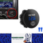 1 x Blue LED Digital Voltmeter Touch Switch Voltage Gauge Meter Car Boat Marine