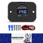 1 x Blue LED Digital Voltmeter 12-24V Voltage Gauge Meter Panel with Cable