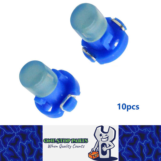 10 x 12v Crystal Blue T4.2 Neo 10mm Base Gel COB offers even spread (10pcs)