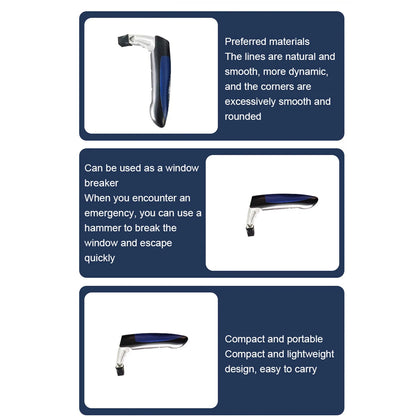 Blue Car Door Handle Cane Assist Grab Bar Mobility Aid for Elderly Children