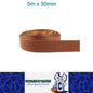5m x 50mm Brown Nylon Webbing Strap Safety Belt Knapsack Bag Leash DIY Crafting