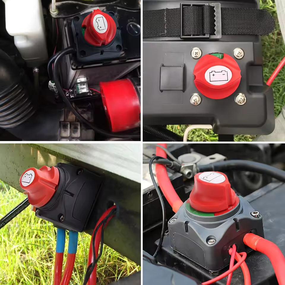 300A Battery Disconnect Switch 12V-48V RV Car Boat Marine Battery Cut Off Switch