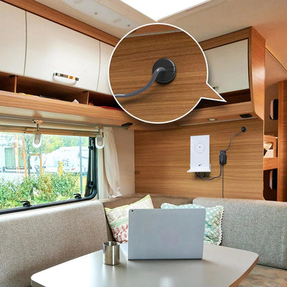 4x Black Starlink Cable Routing Grommet Starlink Cable Wall Pass Through Grommet