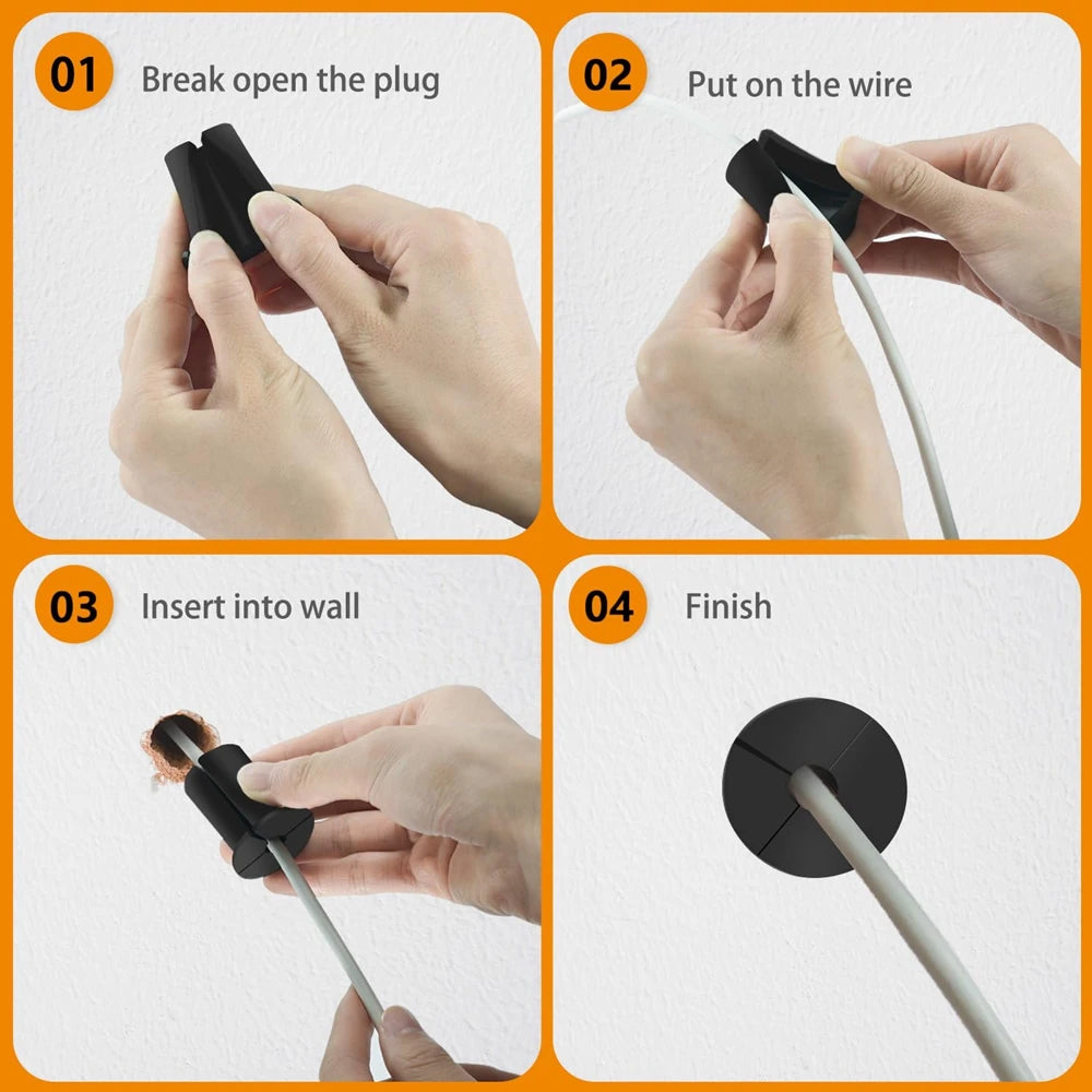 2 x Starlink Cable Routing Kit Starlink Cable Grommet Wall Pass Through Grommet