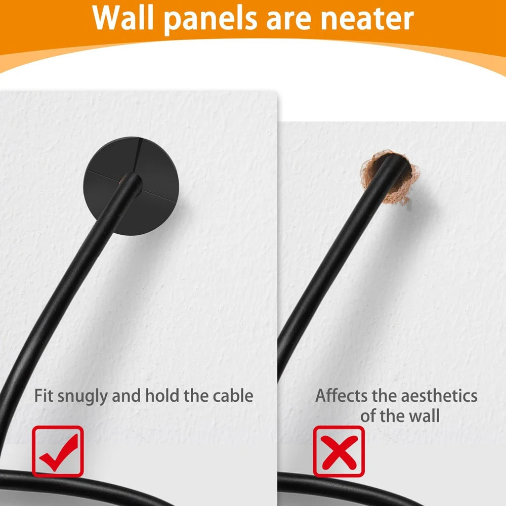 4 x Starlink Cable Grommet Starlink Cable Routing Kit Wall Pass Through Grommet