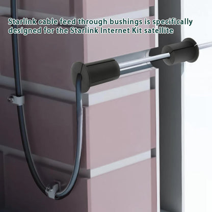 2 x Starlink Cable Grommet Starlink Cable Routing Kit Wall Pass Through Grommet