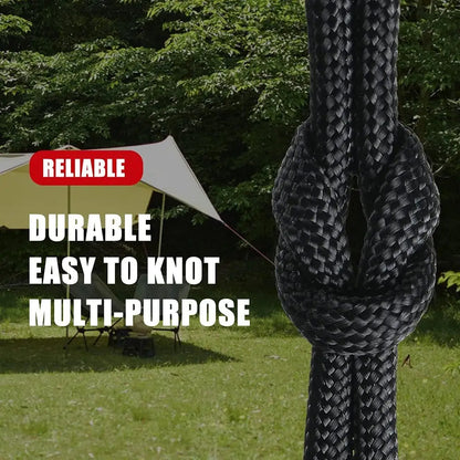 15m ArmyGreen 650lb 9 Core Paracord Rope 4mm Parachute Cord Outdoor Camping Rope