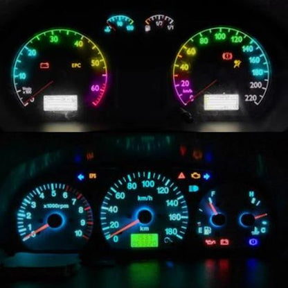 PINK/PURPLE T5 Super Bright Canbus 9smd 200 Lumens Purple LEDS FOR DASH (10pcs)