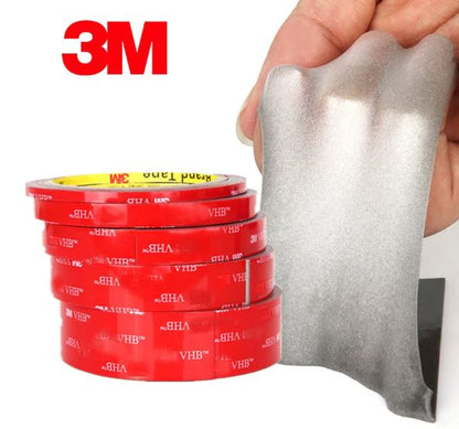 3M VHB Grey Tape 10mm Double Sided Tape 30 Meter Roll x 0.8mm Thick Grey (30m)