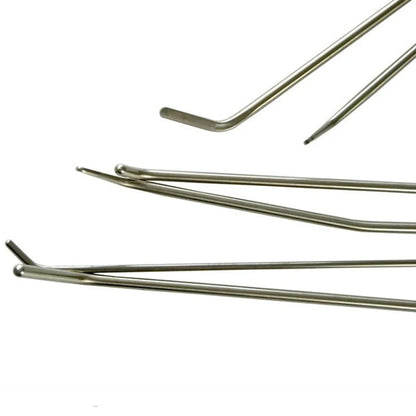 Car Dent Repair Rods Kit 6pcs Car Body Dent Repair Hail Damage Removal Tools