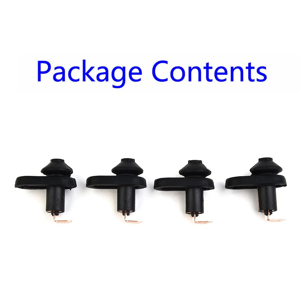 4pcs Car Door Light Switch Universal Black Interior Lamp Button for Vehicle