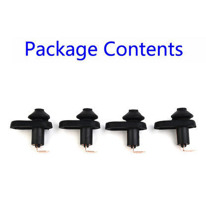 4pcs Car Door Light Switch Universal Black Interior Lamp Button for Vehicle