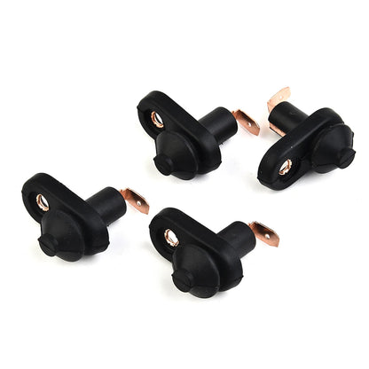 4pcs Car Door Light Switch Universal Black Interior Lamp Button for Vehicle