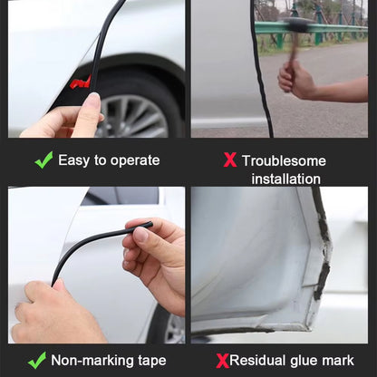 5M White Car Door Protector Anti Collision Strip U Shape Car Door Edge Protector