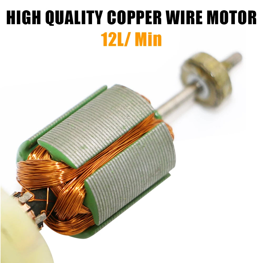 1x 12V Car Electric Diesel Fuel Pump 12L/min Water Oil Diesel Fuel Transfer Pump