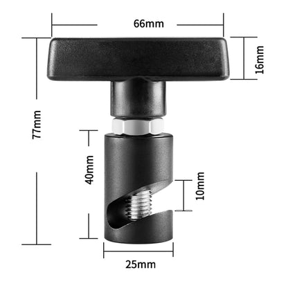 Black Car Hood Strut Retaining Clip 10mm Lift Support Clamp Prop Trunk Tailgate